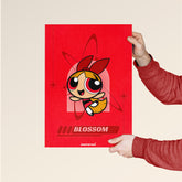 Blossom Powerpuff Girls Art Poster